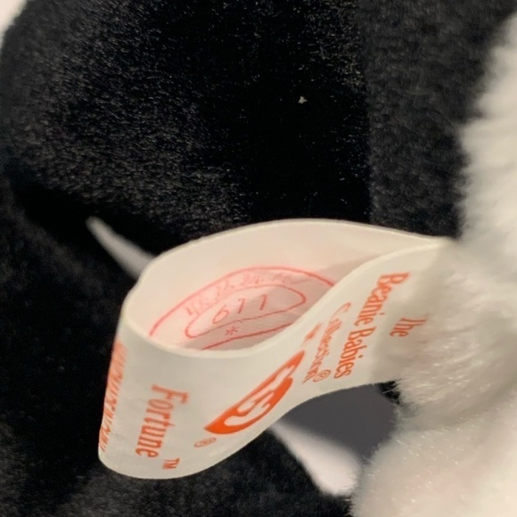 TY Beanie Baby 90’s Fortune Panda Plush Bear With Rare  Tag Errors Collector - Picture 7 of 16